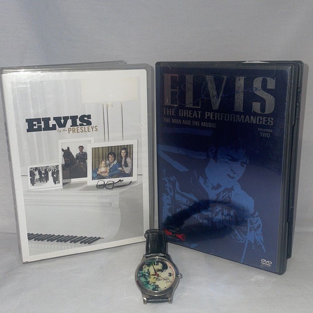 💙Elvis Combo set includes 2 dvd’s and Elvis watch is 30 th anniversary.